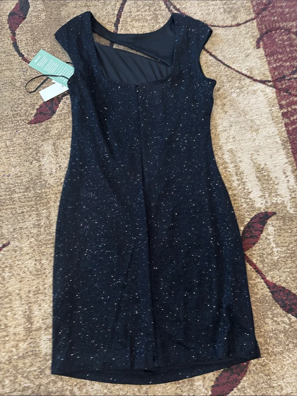 Scarlett Black Sparkle Midi Sheath Dress - Picture 5 of 6